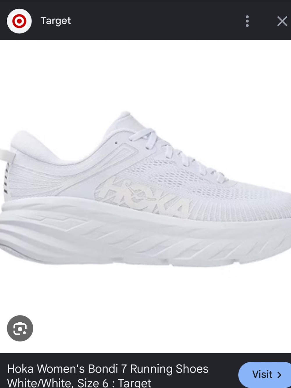 Hoka Women's Bondi 7 Running Shoe size 8